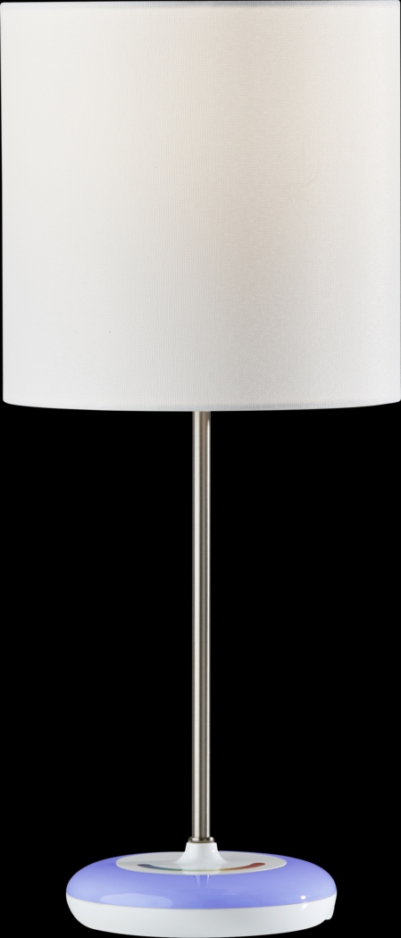 Kids Iniko Silver/White Lamp - Thumbnail - Image 4