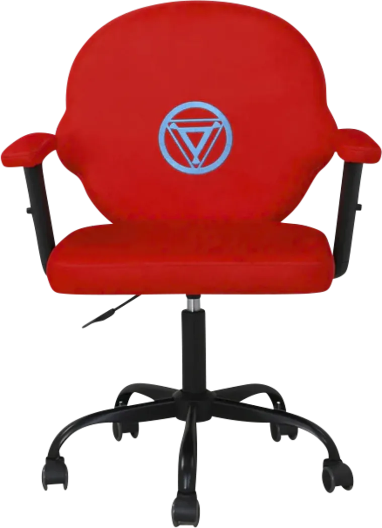 Kids Iron Man Red Swivel Chair - Thumbnail - Image 2