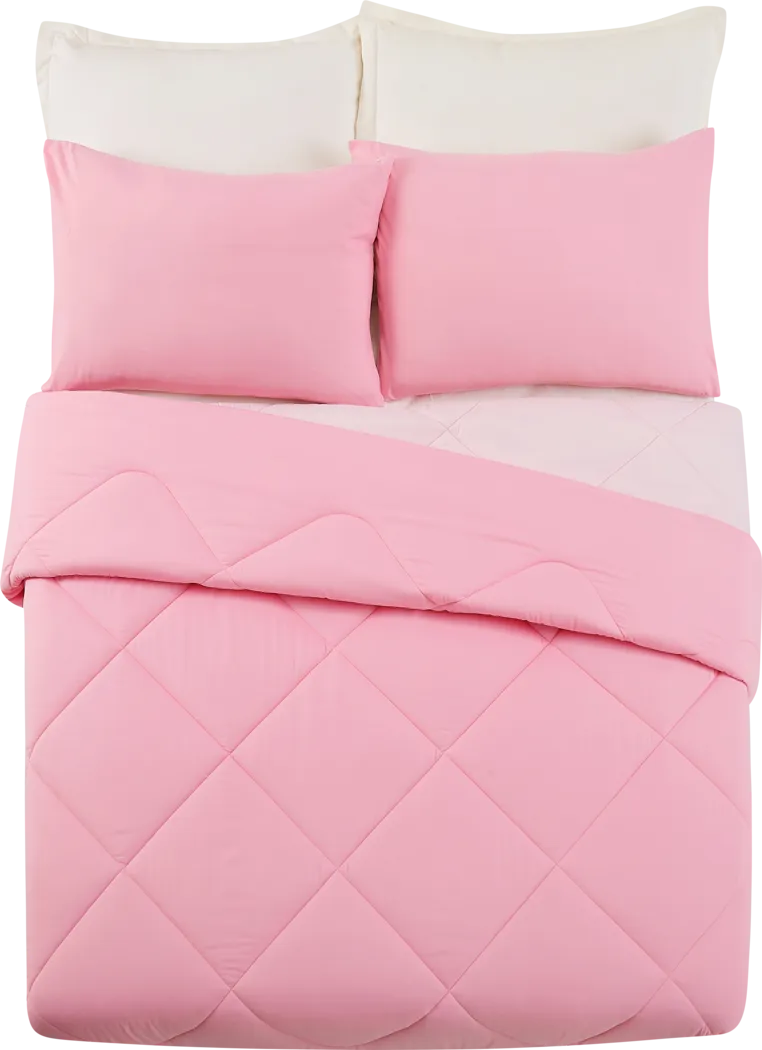 Kids Irys Pink 3 Pc Full/Queen Comforter Set - Thumbnail - Image 3