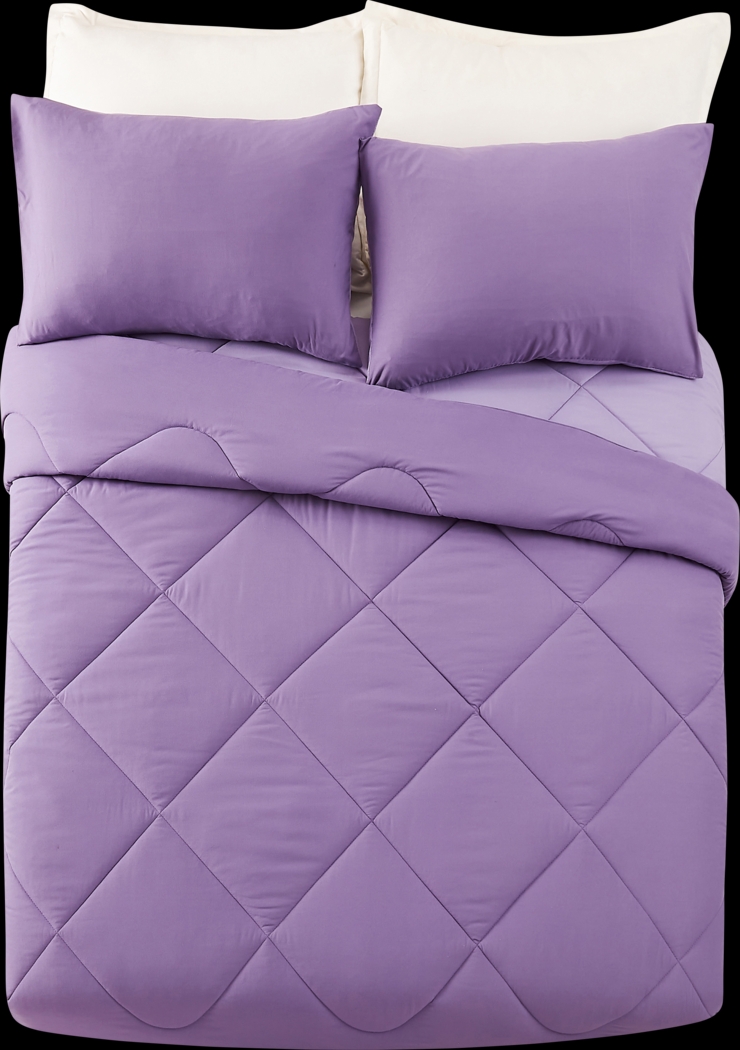 Kids Irys Purple 3 Pc Full/Queen Comforter Set - Thumbnail - Image 2