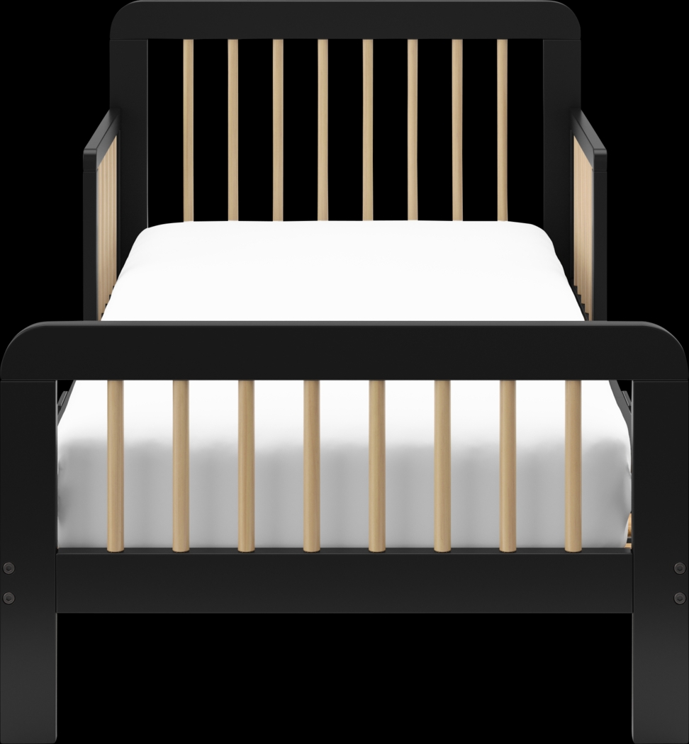 Kids Isoella Black Toddler Bed - Thumbnail - Image 2