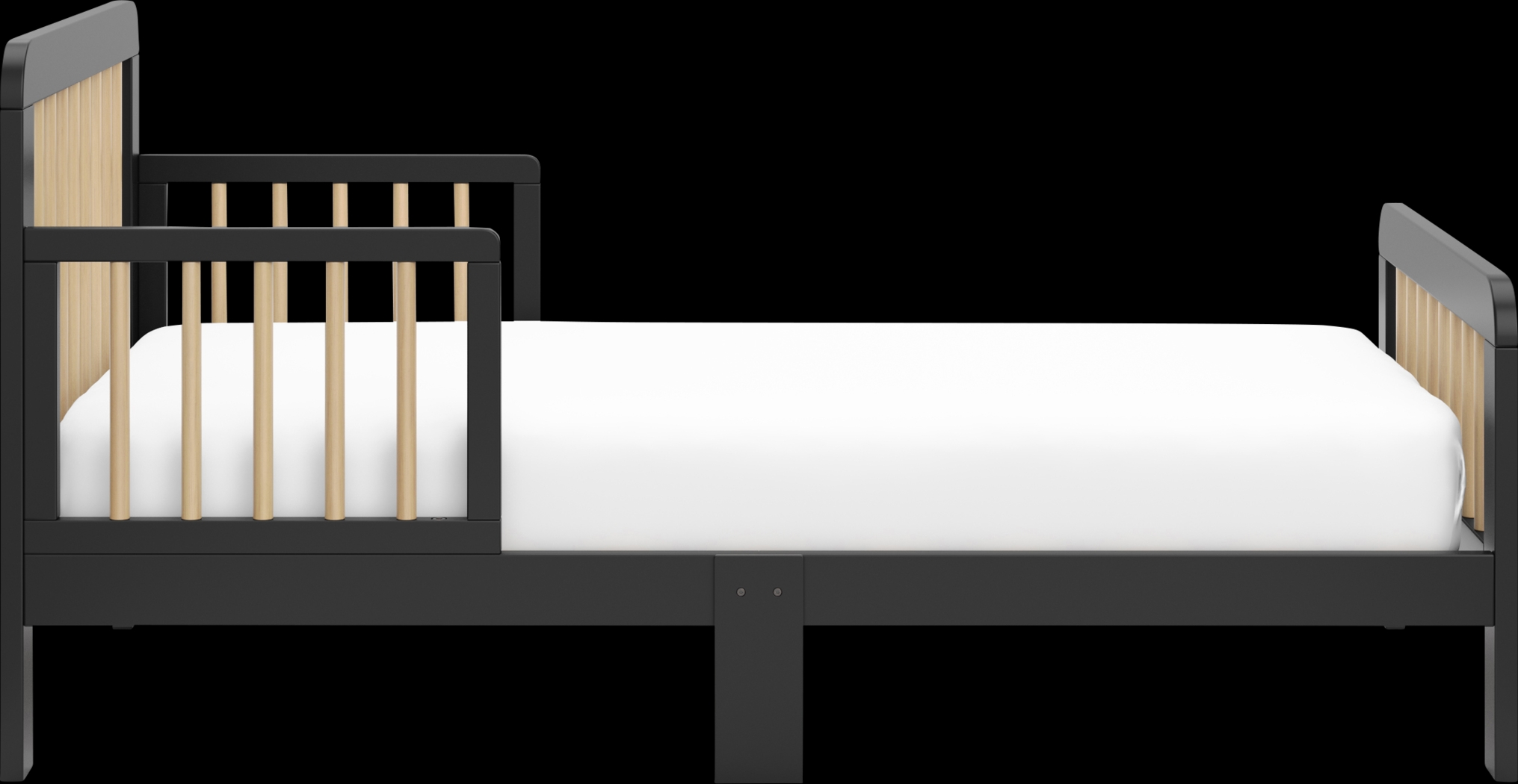 Kids Isoella Black Toddler Bed - Thumbnail - Image 6