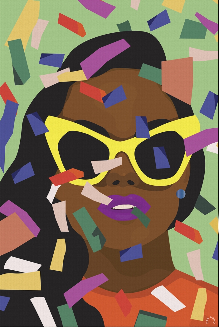 Kids Issa Celebration I Green Artwork - Thumbnail - Image 3