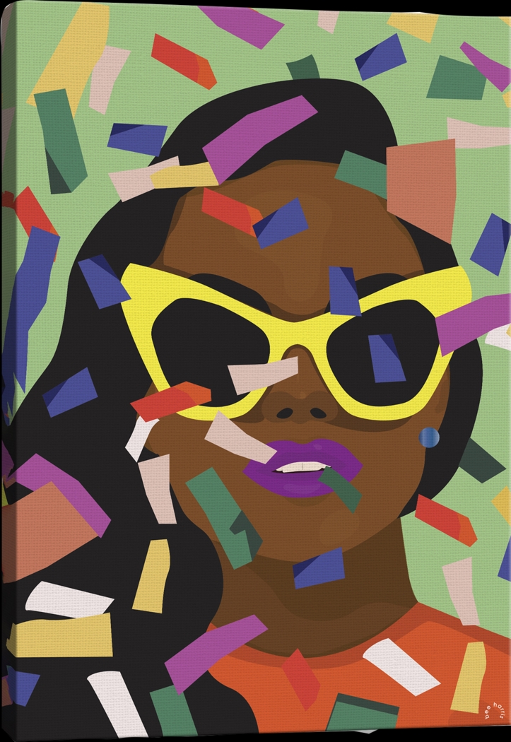 Kids Issa Celebration I Green Artwork - Thumbnail - Image 1