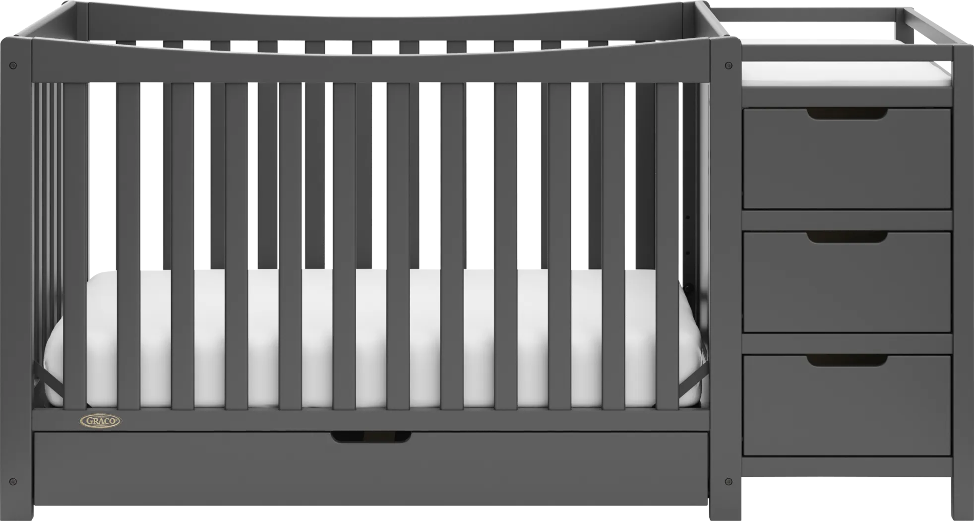 Kids Ithoria Gray Convertible Crib - Thumbnail - Image 4