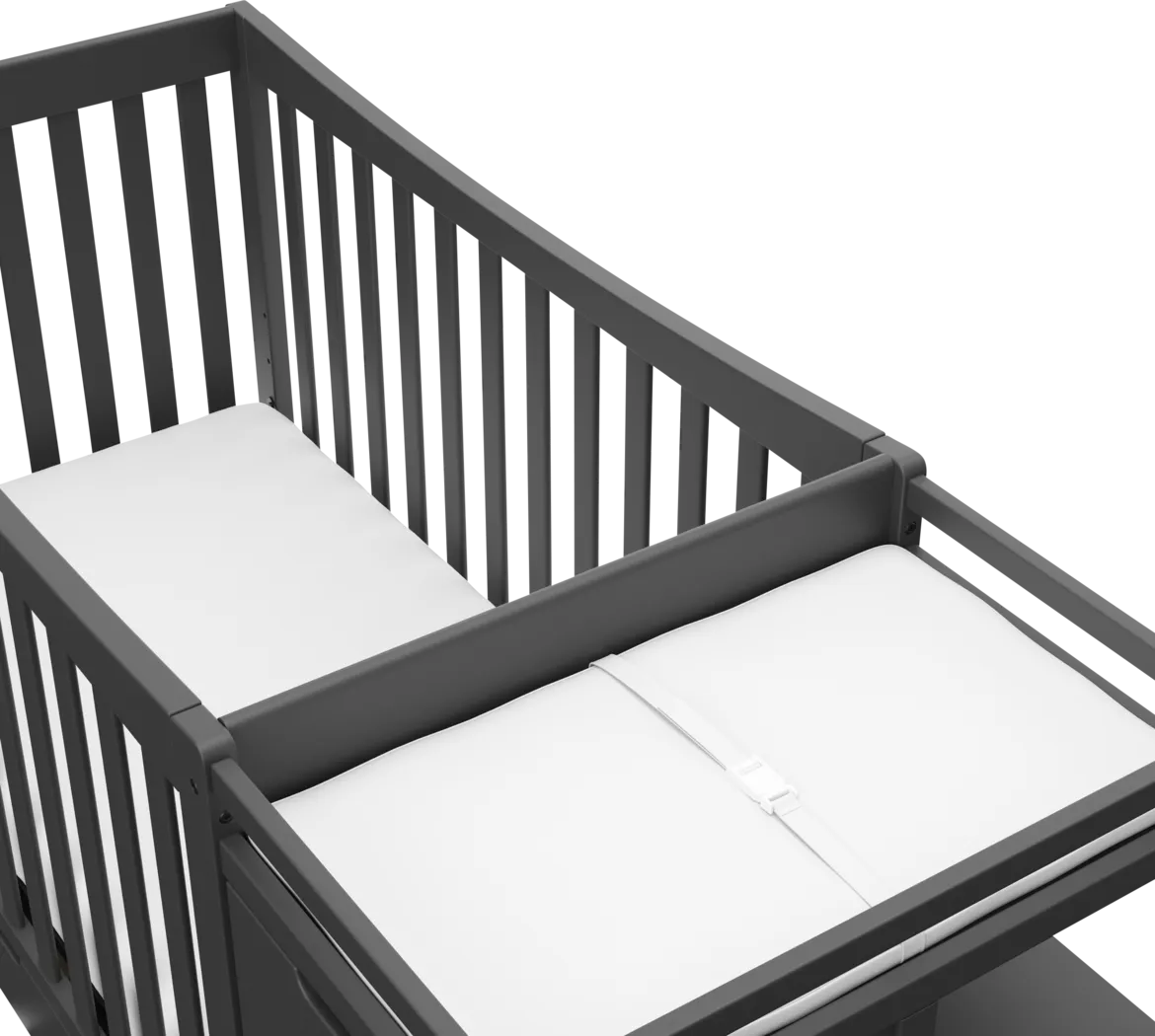 Kids Ithoria Gray Convertible Crib - Thumbnail - Image 5