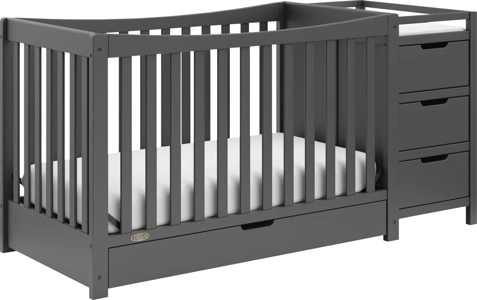 Kids Ithoria Gray Convertible Crib - Thumbnail - Image 6