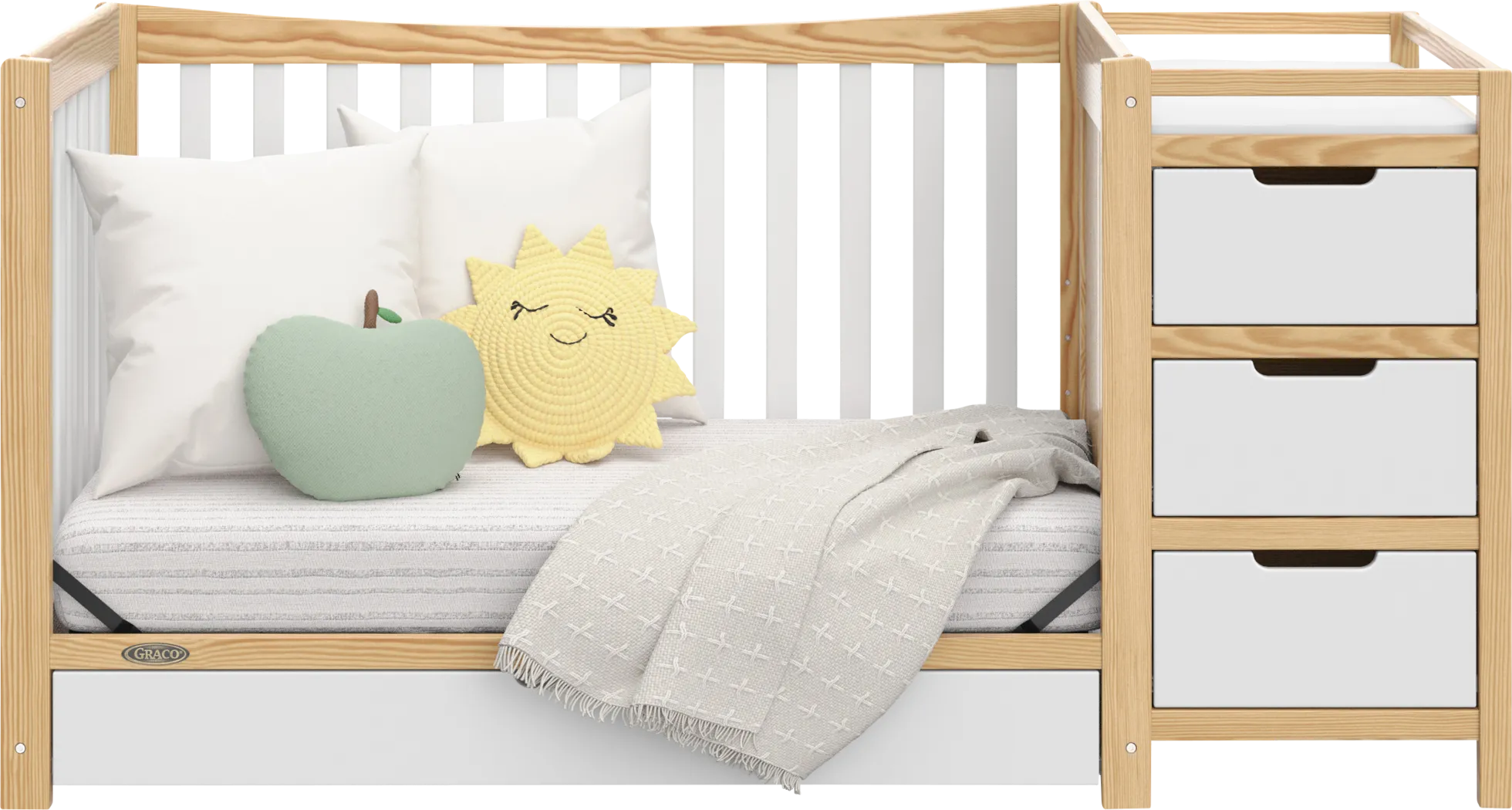 Kids Ithoria Natural Convertible Crib - Thumbnail - Image 6