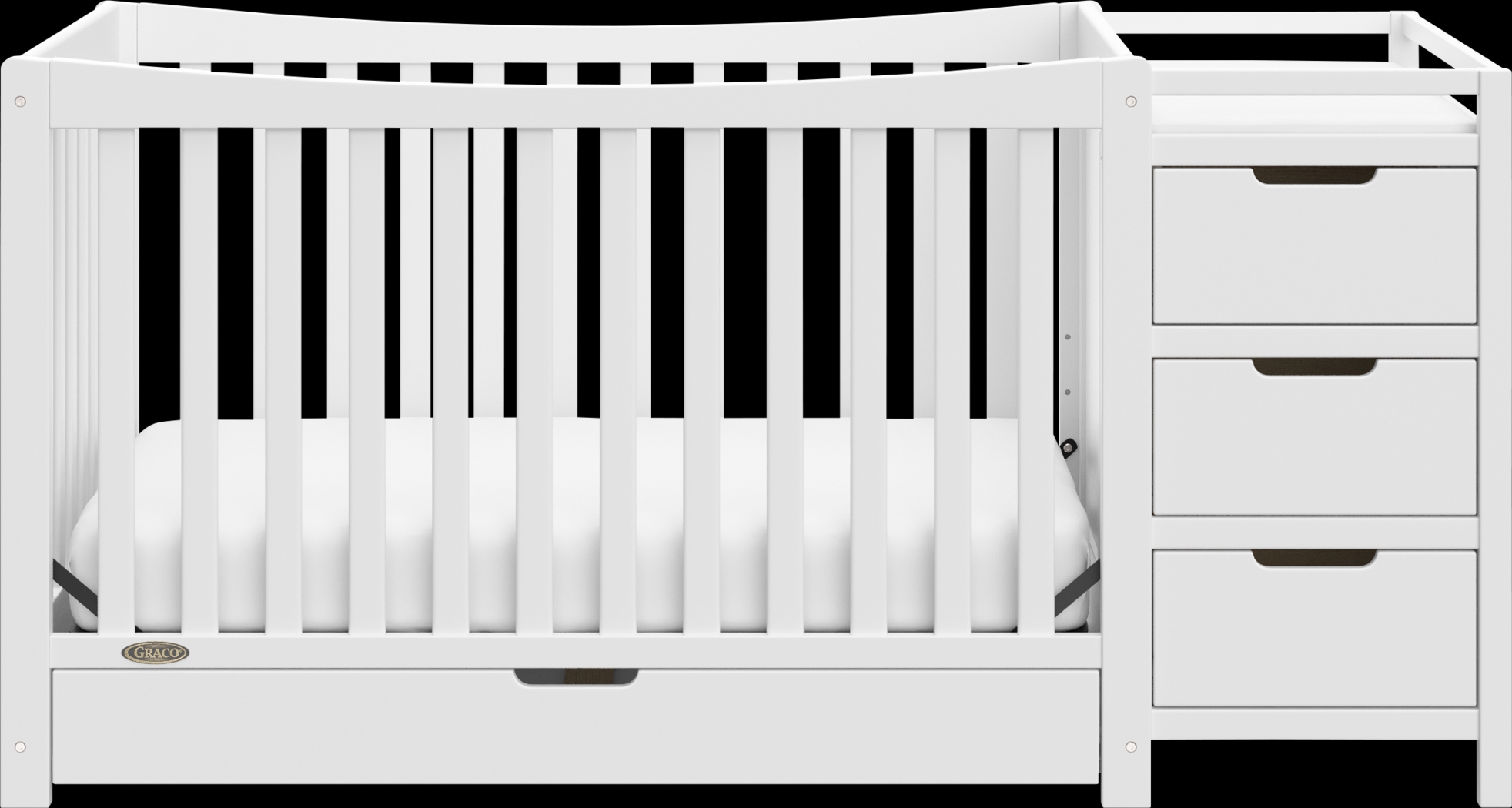 Kids Ithoria White Convertible Crib - Thumbnail - Image 3