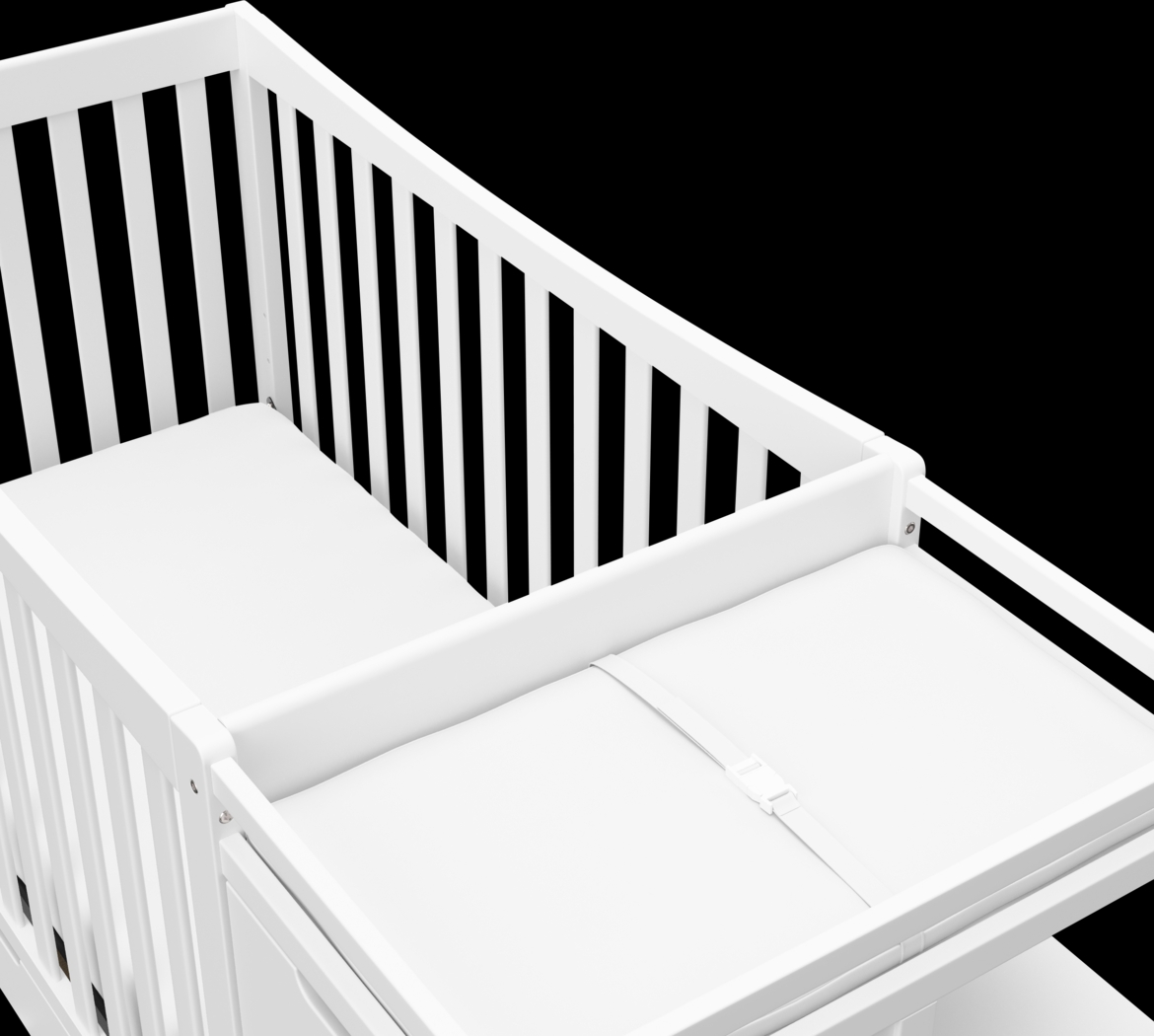 Kids Ithoria White Convertible Crib - Thumbnail - Image 4