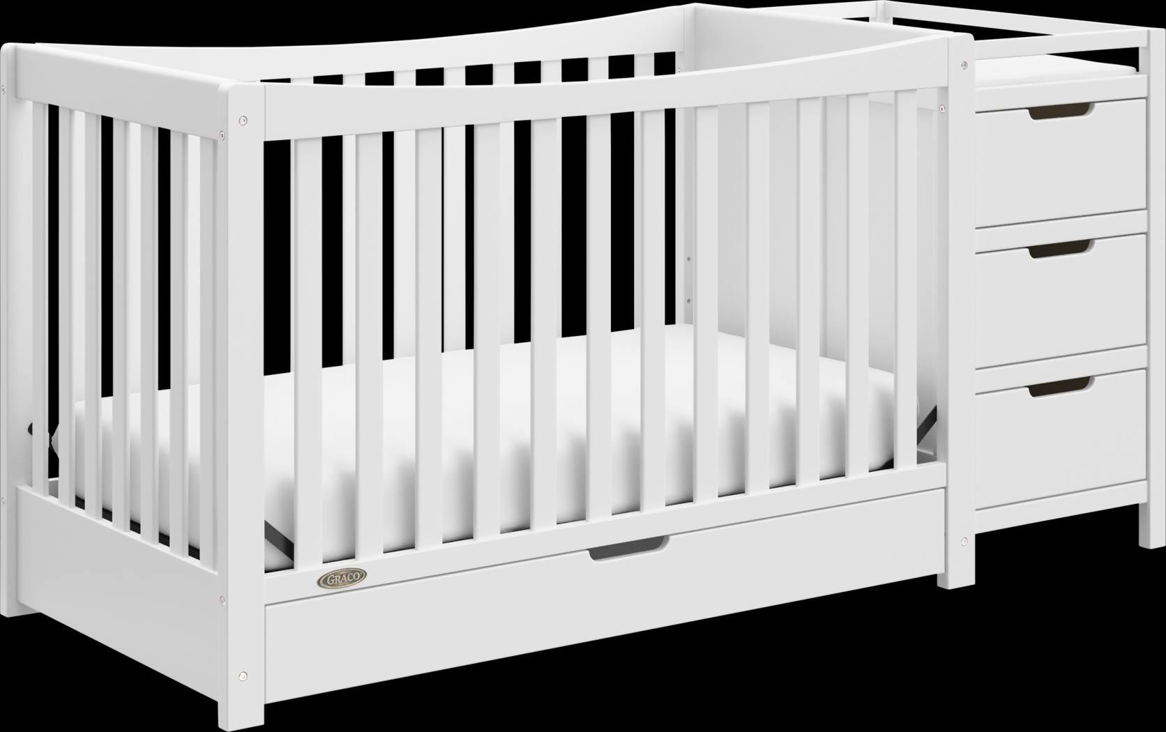Kids Ithoria White Convertible Crib - Thumbnail - Image 5