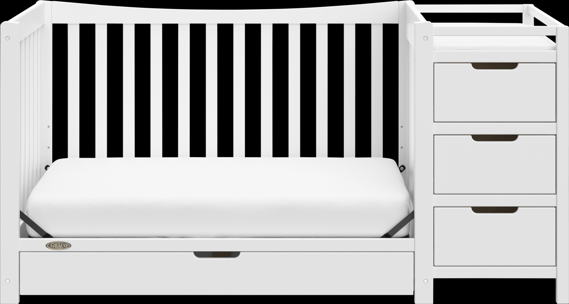 Kids Ithoria White Convertible Crib - Thumbnail - Image 6
