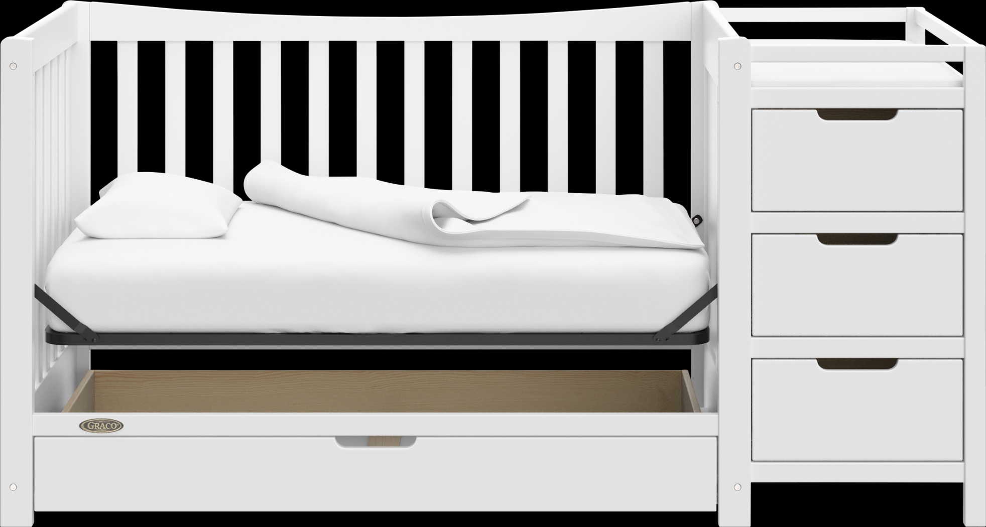 Kids Ithoria White Convertible Crib - Thumbnail - Image 7