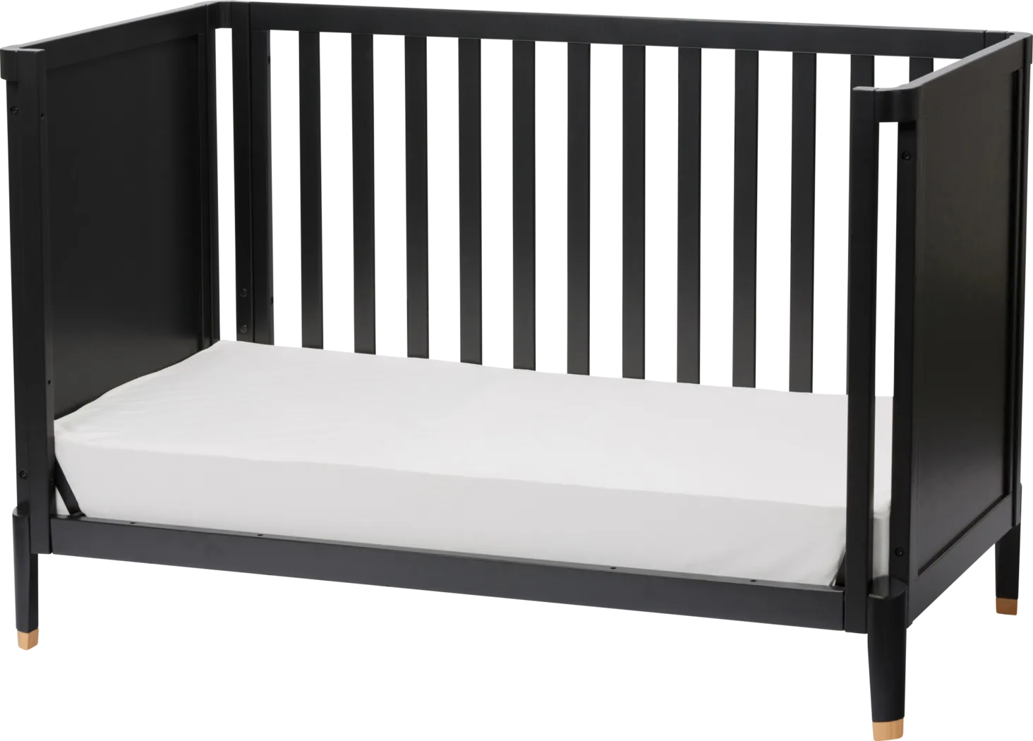Kids Ivodu Black Convertible Crib - Thumbnail - Image 11