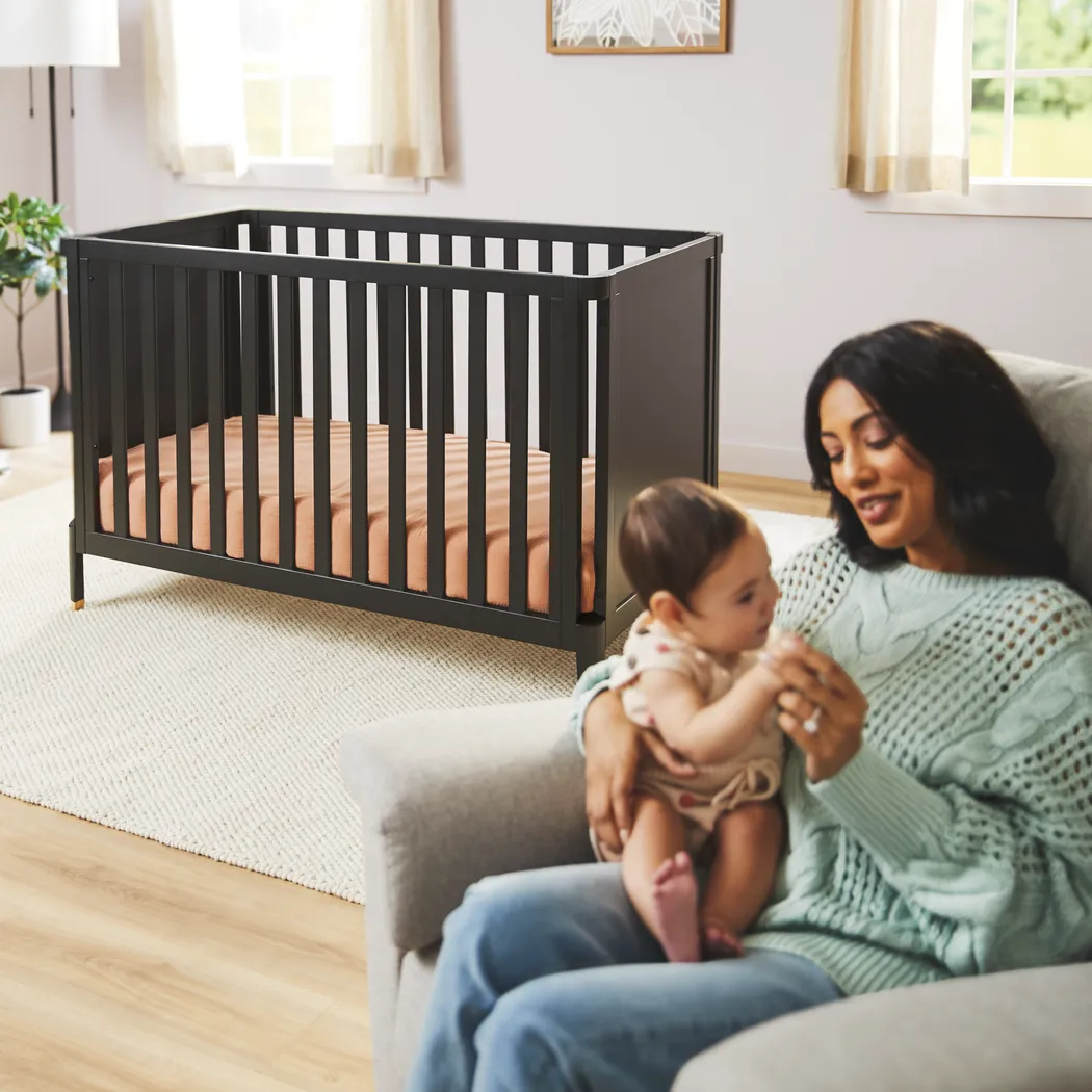 Kids Ivodu Black Convertible Crib - Thumbnail - Image 6