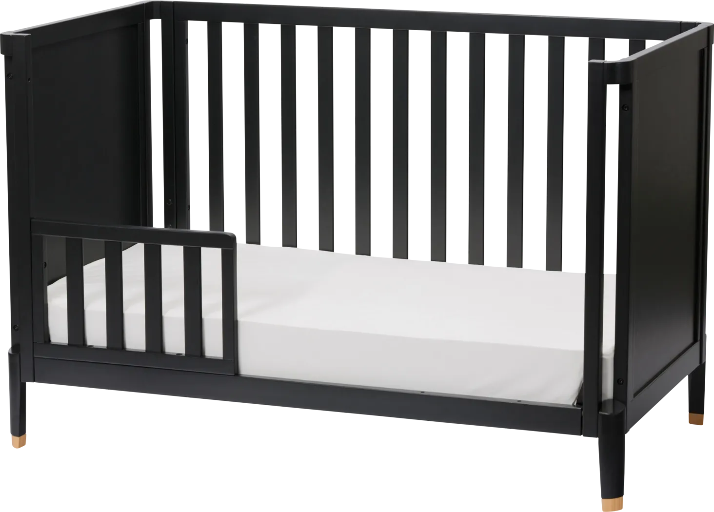 Kids Ivodu Black Convertible Crib - Thumbnail - Image 10