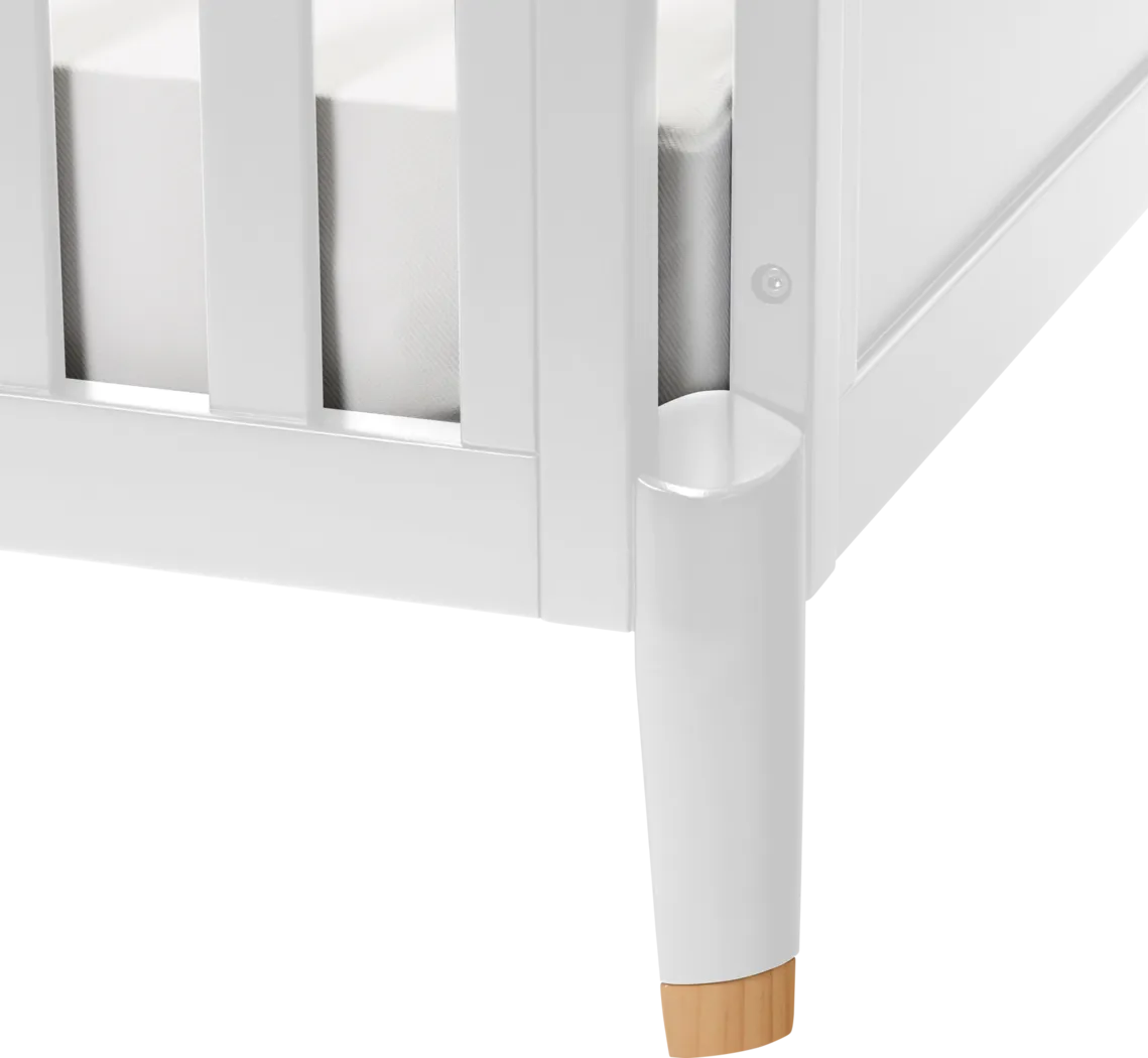 Kids Ivodu White Convertible Crib - Thumbnail - Image 6