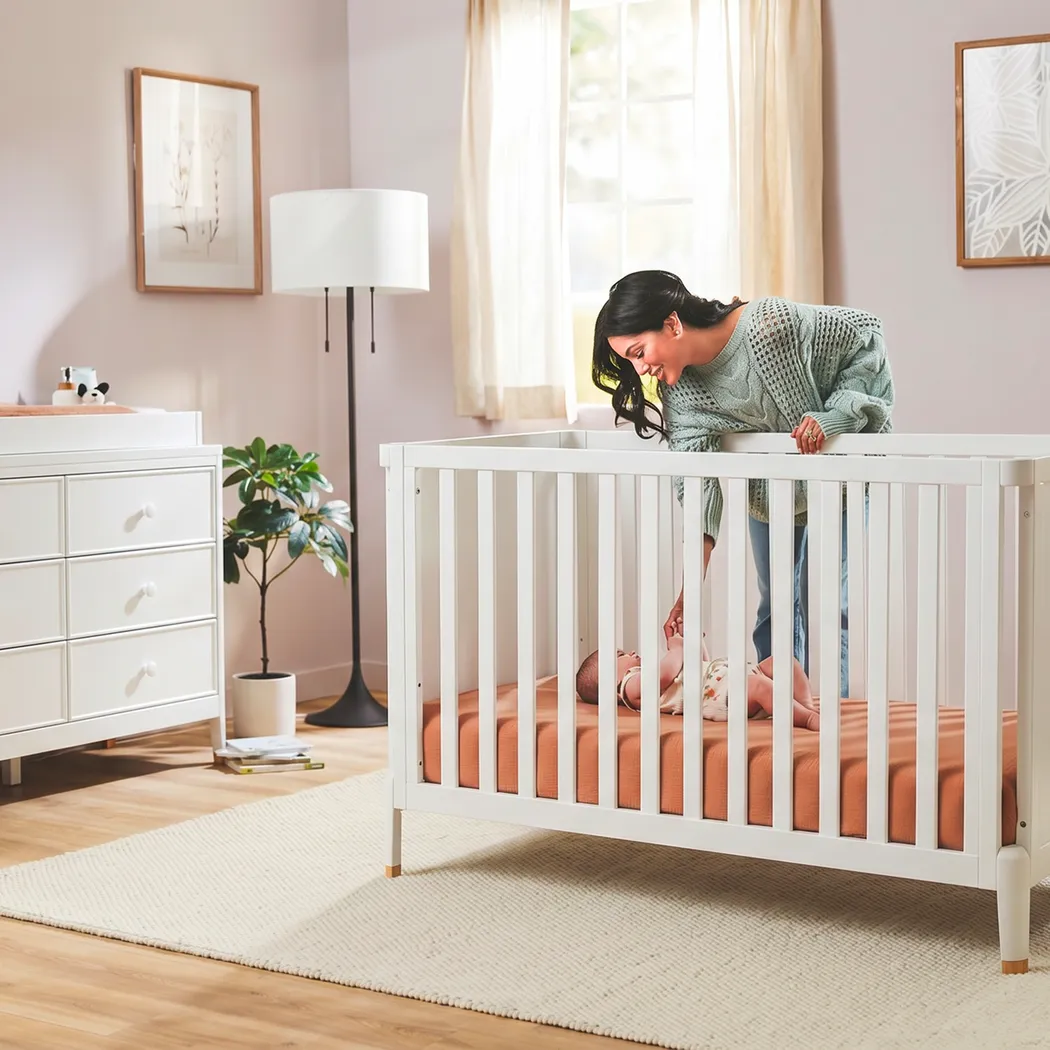 Kids Ivodu White Convertible Crib - Thumbnail - Image 8