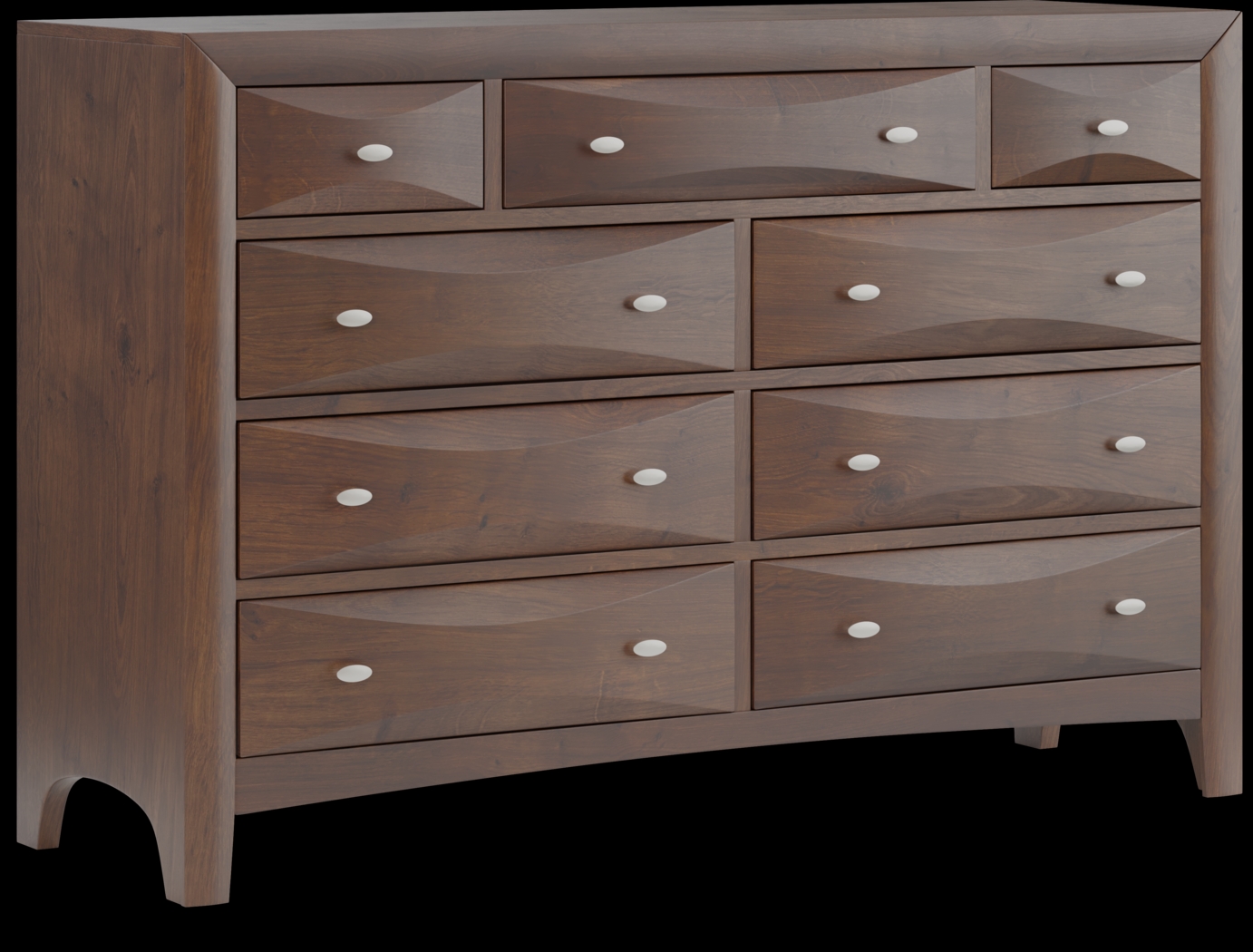 Kids Ivy League 2.0 Walnut 5 Pc Bedroom with Jaidyn Blue Full Upholstered Bed - Thumbnail - Image 9