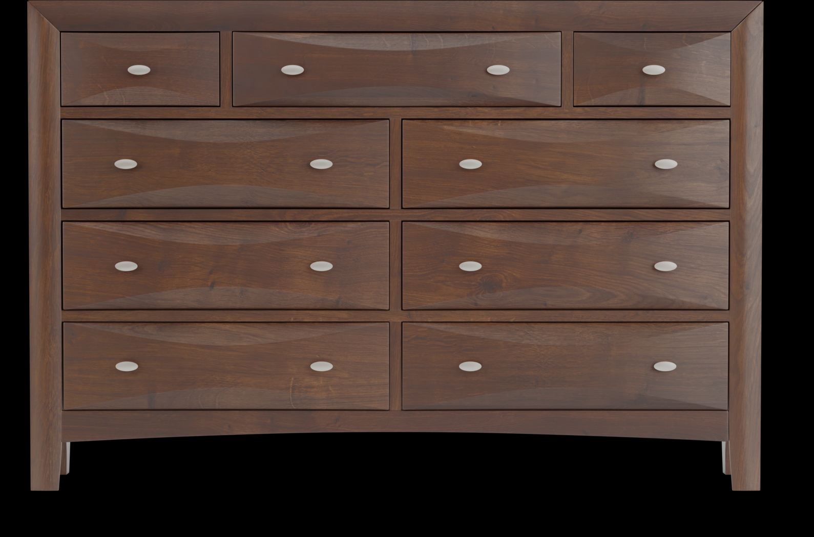 Kids Ivy League 2.0 Walnut 5 Pc Bedroom with Jaidyn Blue Full Upholstered Bed - Thumbnail - Image 8