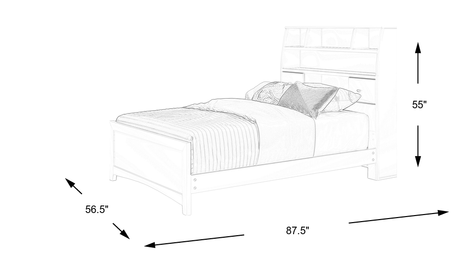 Dimension Image. Please refer to the Dimension Tab on this page for dimension details.