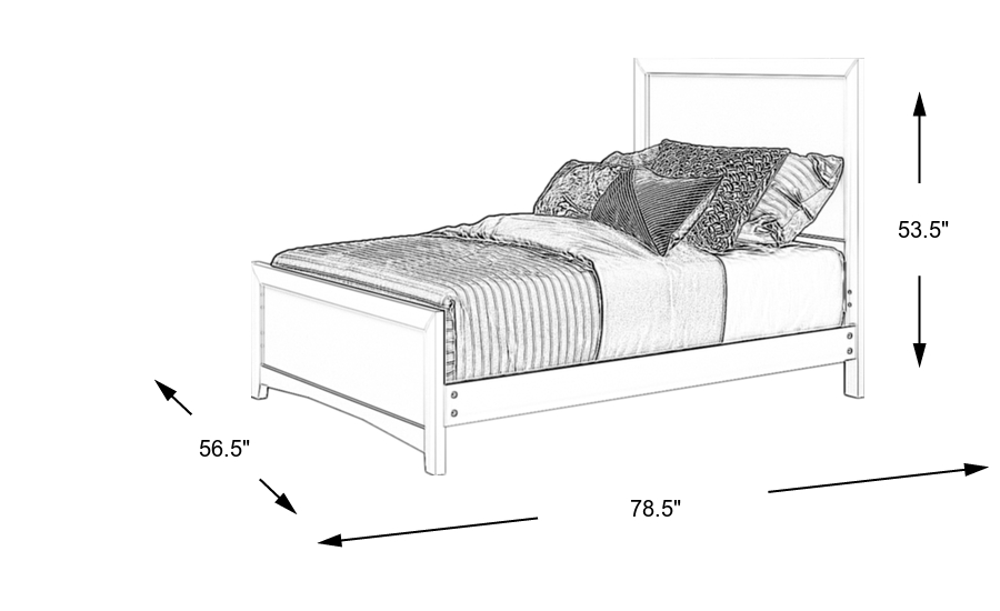 Dimension Image. Please refer to the Dimension Tab on this page for dimension details.