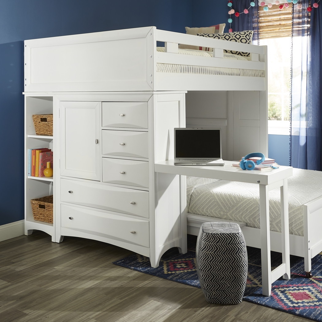 Kids Ivy League 2.0 White Desk Attachment - Thumbnail - Image 2