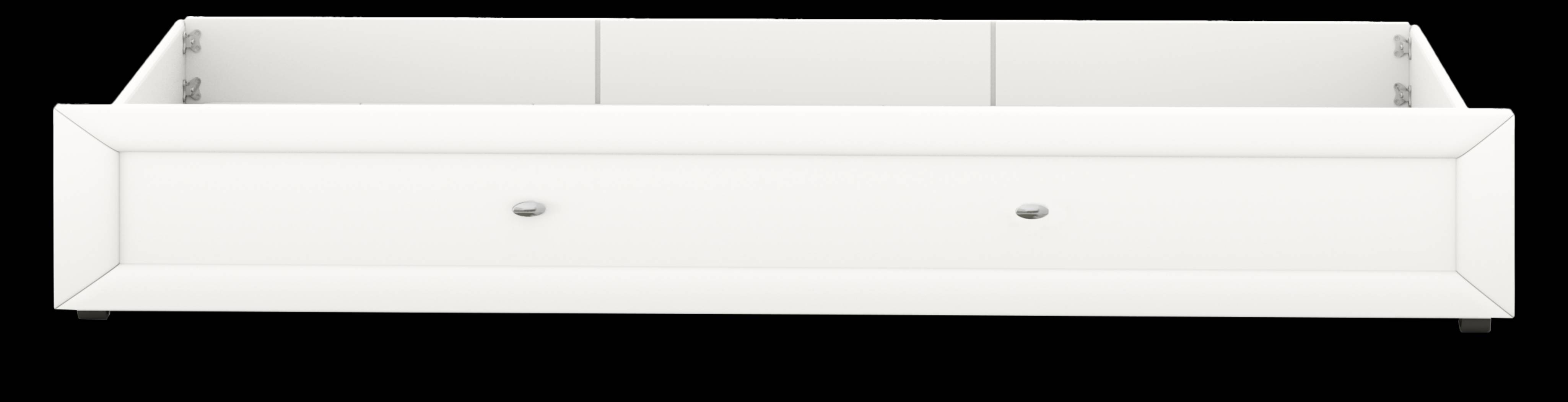 Kids Ivy League 2.0 White Twin Storage Trundle - Thumbnail - Image 3