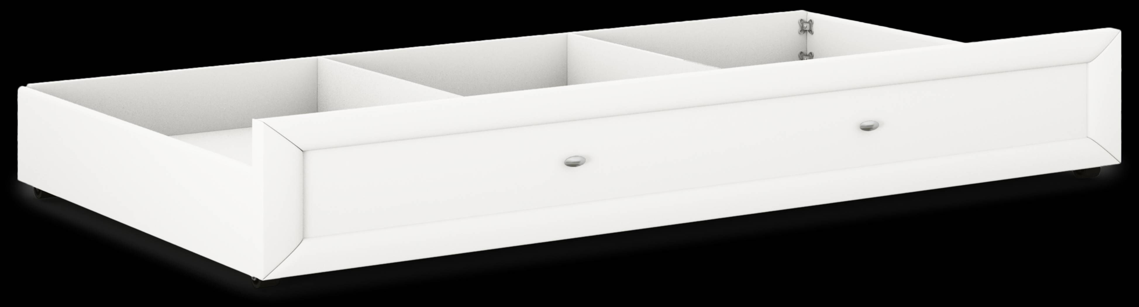 Kids Ivy League 2.0 White Twin Storage Trundle - Thumbnail - Image 4