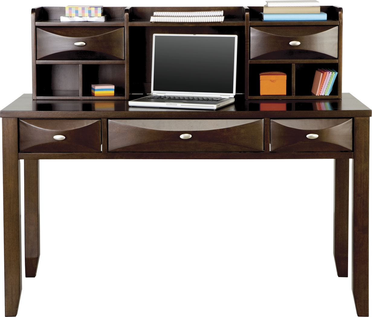 Kids Ivy League Cherry Desk and Hutch - Thumbnail - Image 1