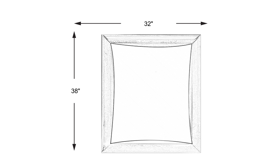 Dimension Image. Please refer to the Dimension Tab on this page for dimension details.