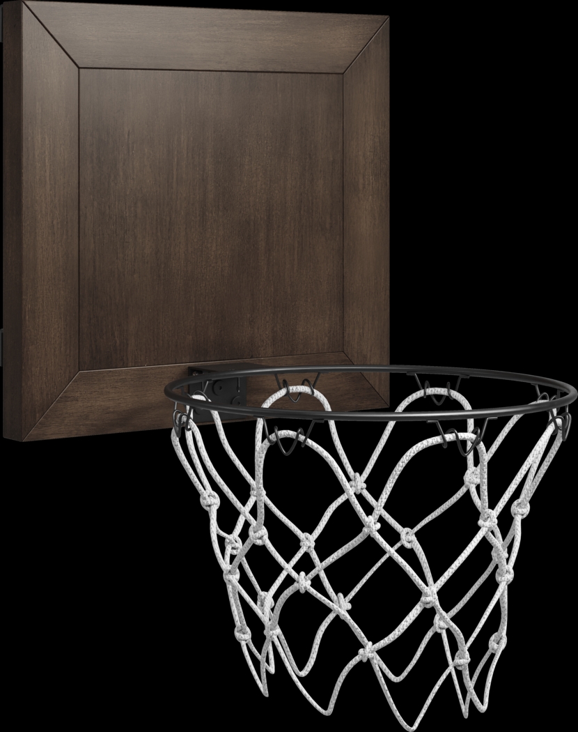 Kids Ivy League Walnut Basketball Hoop - Thumbnail - Image 1