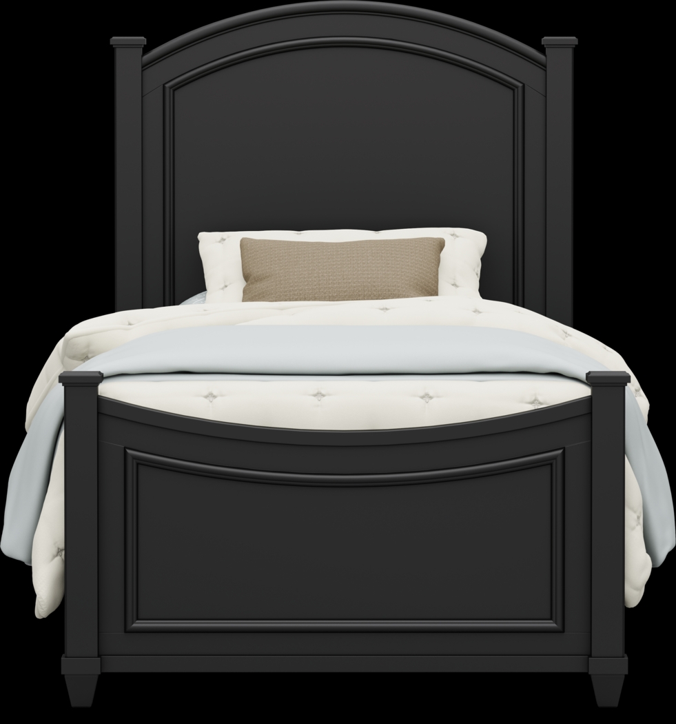 Kids Jaclyn Lane Black Twin Panel Bedroom - Thumbnail - Image 3