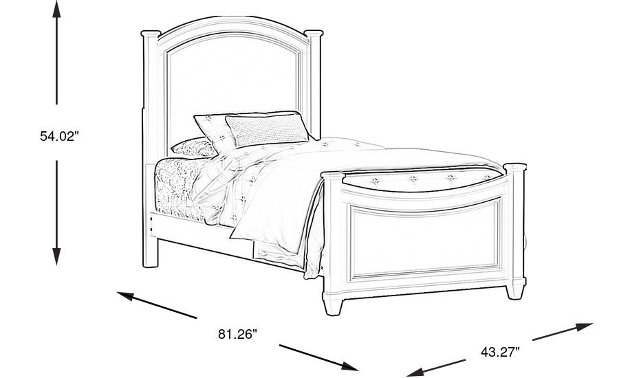 Dimension Image. Please refer to the Dimension Tab on this page for dimension details.