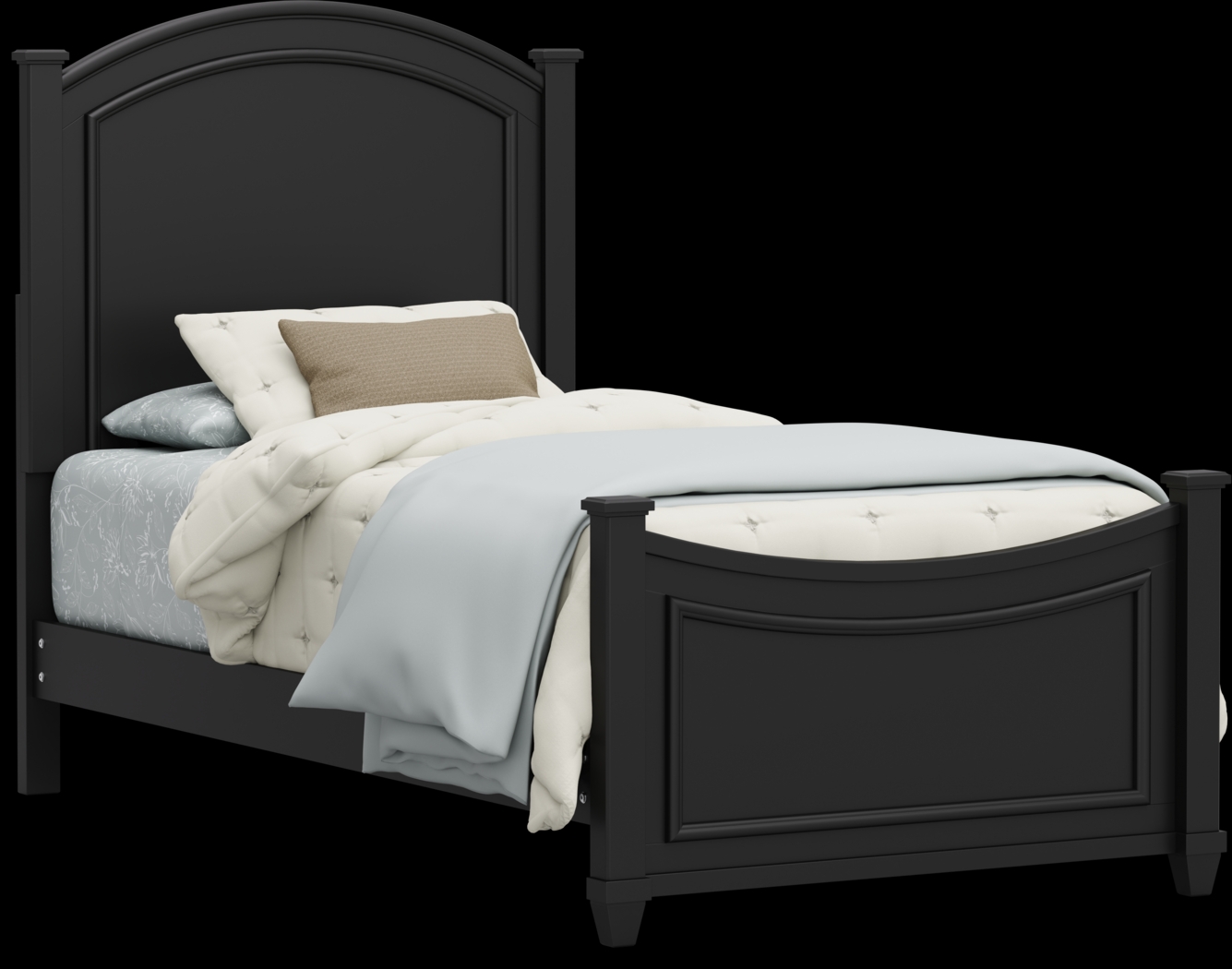 Kids Jaclyn Lane Black Twin Panel Bedroom - Thumbnail - Image 2