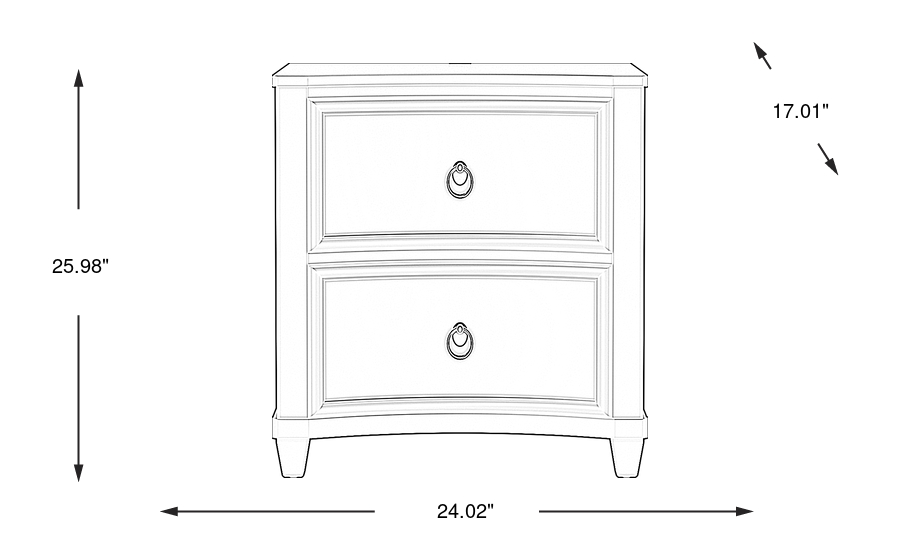 Dimension Image. Please refer to the Dimension Tab on this page for dimension details.