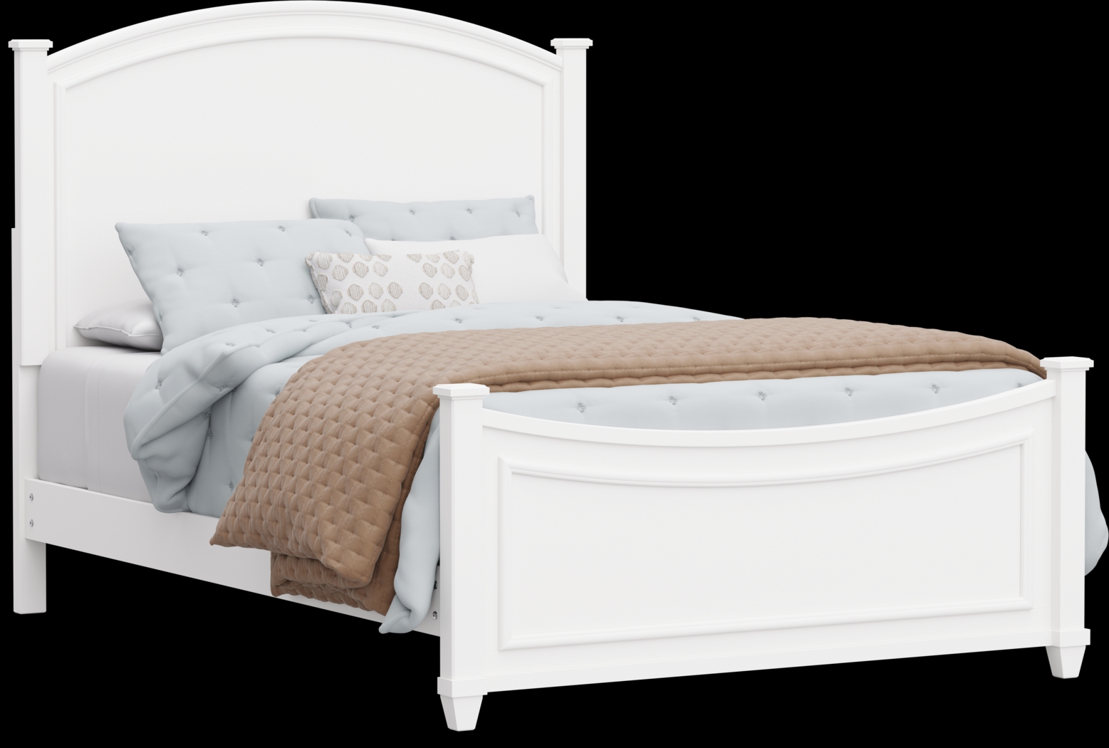 Kids Jaclyn Lane White Full Panel Bedroom - Thumbnail - Image 2