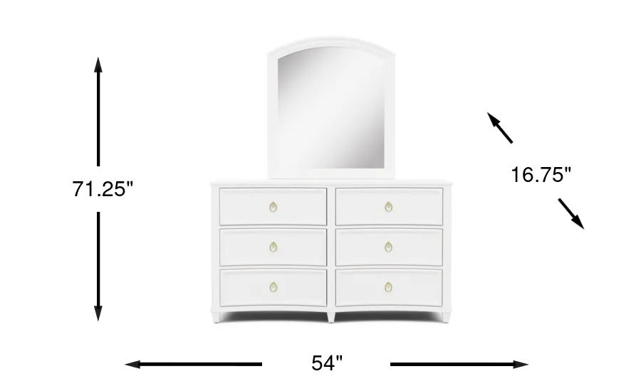 Dimension Image. Please refer to the Dimension Tab on this page for dimension details.