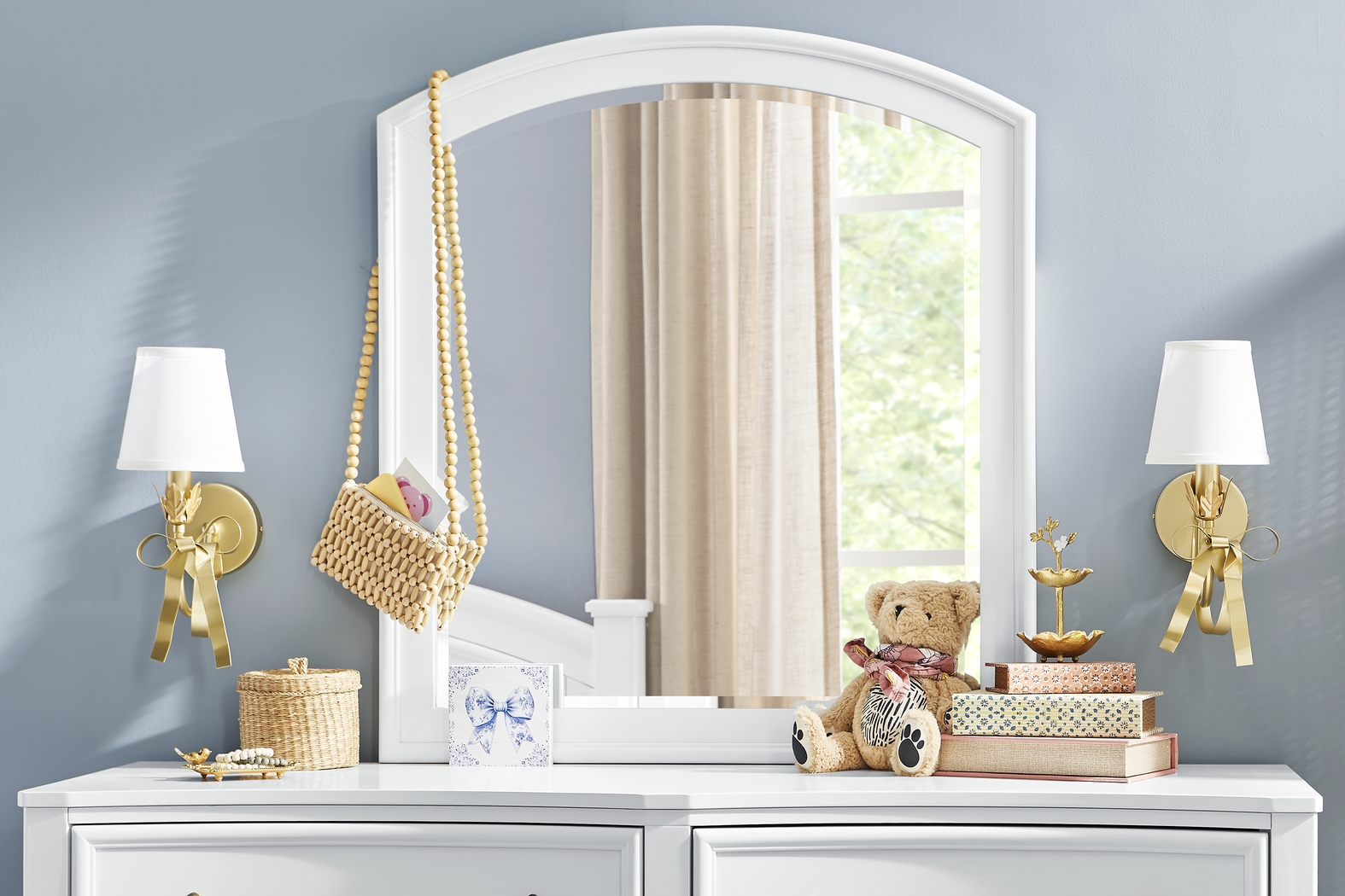 Kids Jaclyn Lane White Full Panel Bedroom - Thumbnail - Image 10