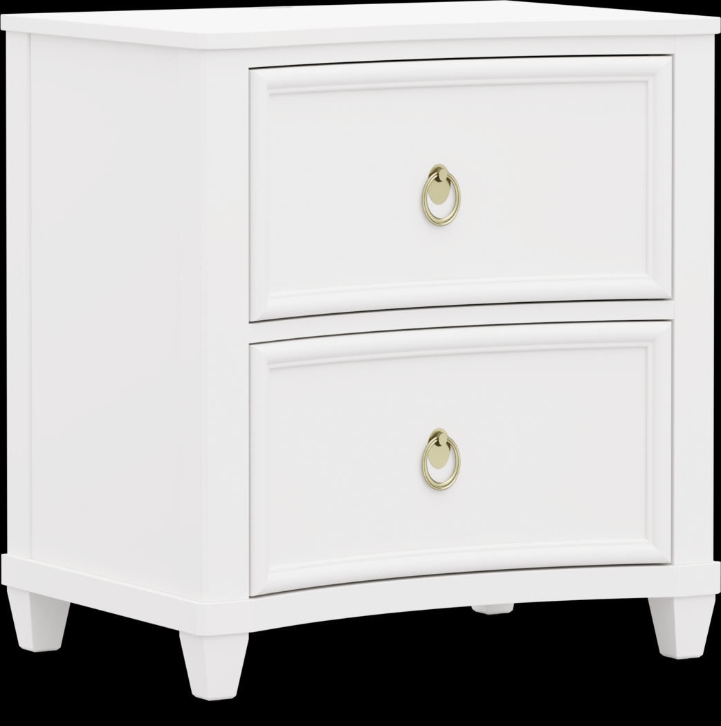 Kids Jaclyn Lane White Nightstand - Thumbnail - Image 2