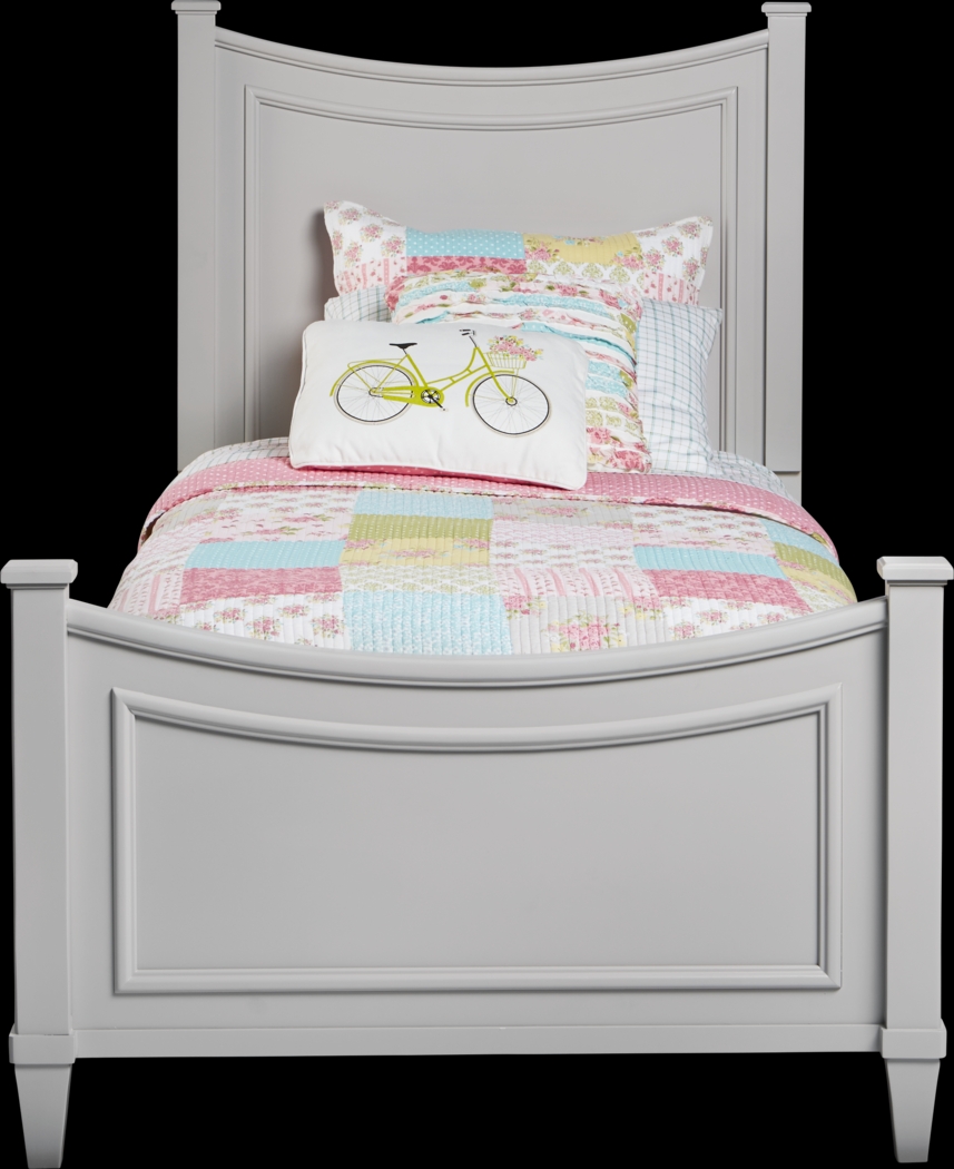 Kids Jaclyn Place Gray 5 Pc Twin Panel Bedroom - Thumbnail - Image 2