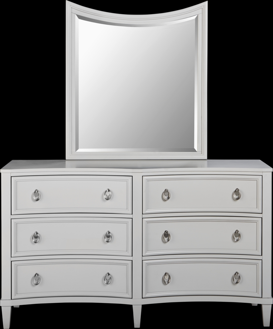 Kids Jaclyn Place Gray Dresser Mirror Set - Thumbnail - Image 1