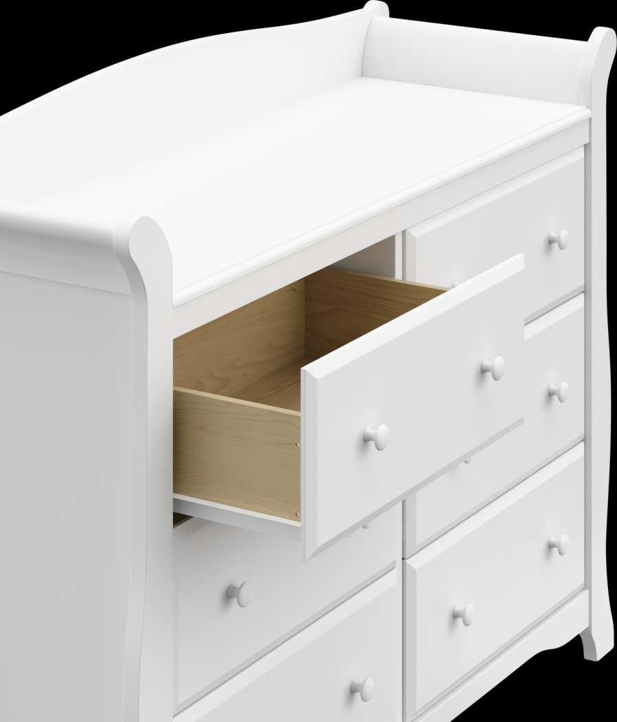 Kids Jaice White 6 Drawer Dresser - Thumbnail - Image 6