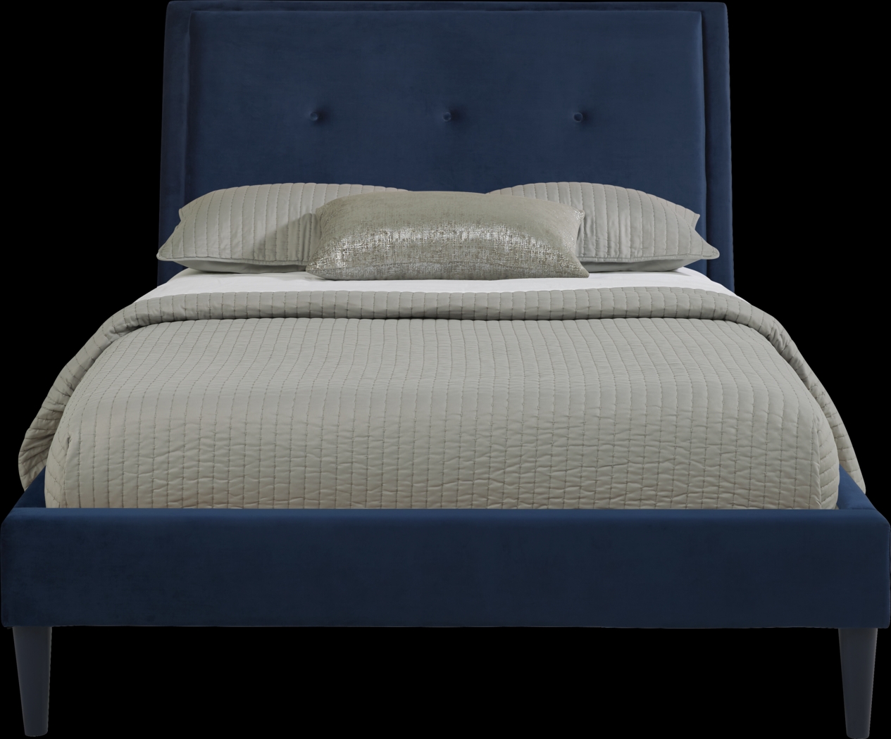 Kids Jaidyn Blue 3 Pc Full Upholstered Bed - Thumbnail - Image 3