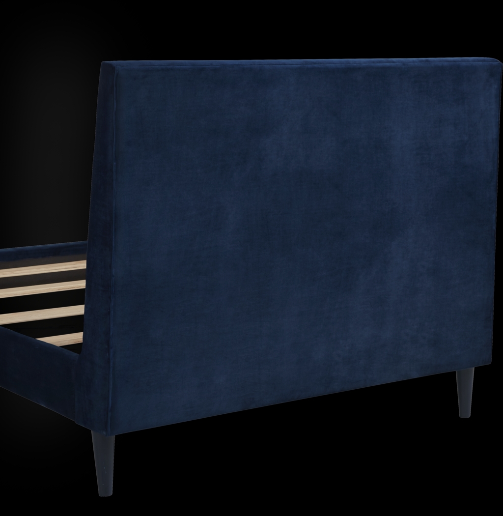 Kids Jaidyn Blue 3 Pc Full Upholstered Bed - Thumbnail - Image 4