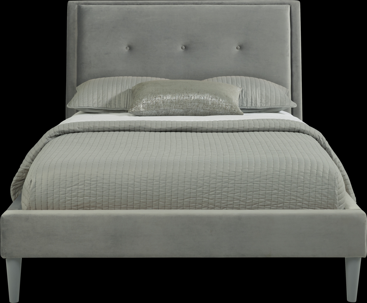 Kids Springtown Gray Wash 5 Pc Bedroom with Jaidyn Gray Full Upholstered Bed - Thumbnail - Image 3