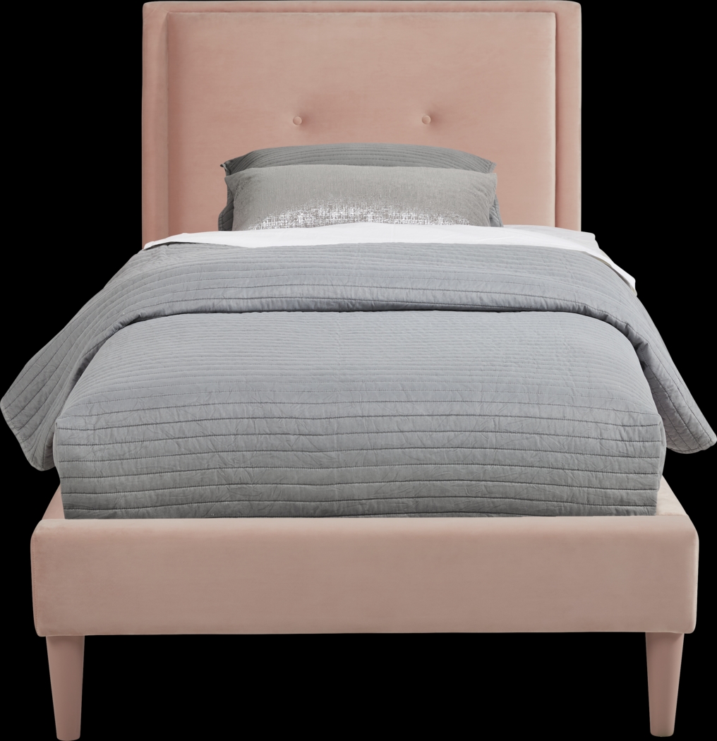 Kids Ivy League 2.0 White 5 Pc Bedroom with Jaidyn Pink Twin Upholstered Bed - Thumbnail - Image 3