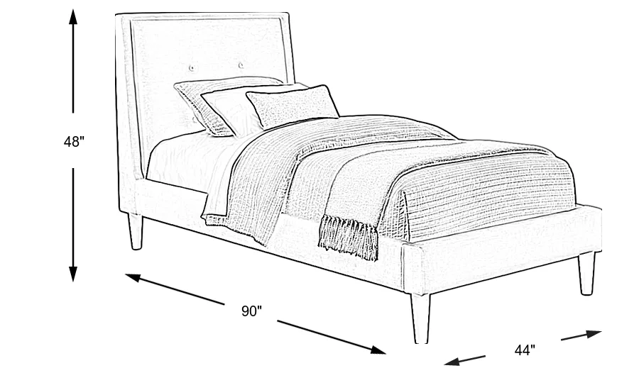 Dimension Image. Please refer to the Dimension Tab on this page for dimension details.