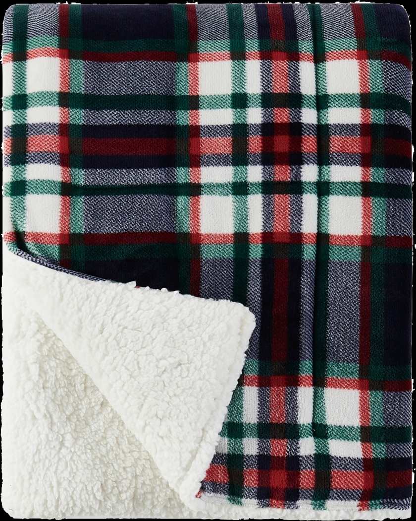 Kids Jakov Blue Faux Fur Throw - Thumbnail - Image 1