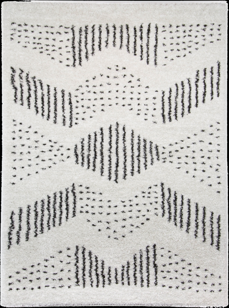 Kids Janoal White/Gray 5'3 x 7' Rug - Thumbnail - Image 1
